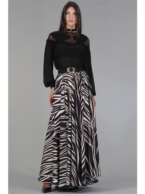Casacca in georgette Babylon | EL0405NERO