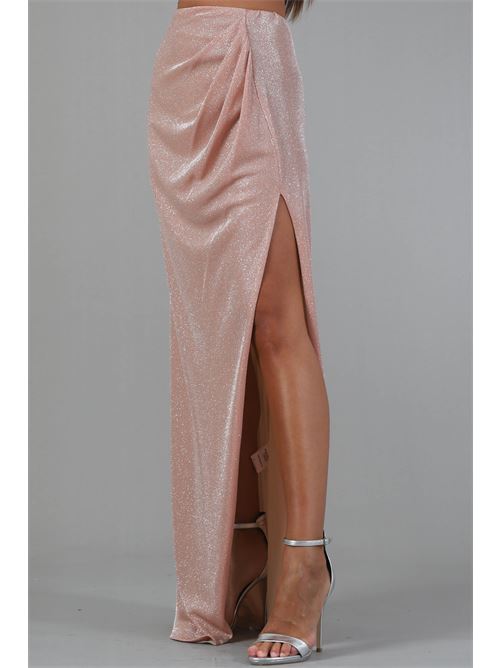 Gonna elastica in lurex Dramee | 24617ROSA