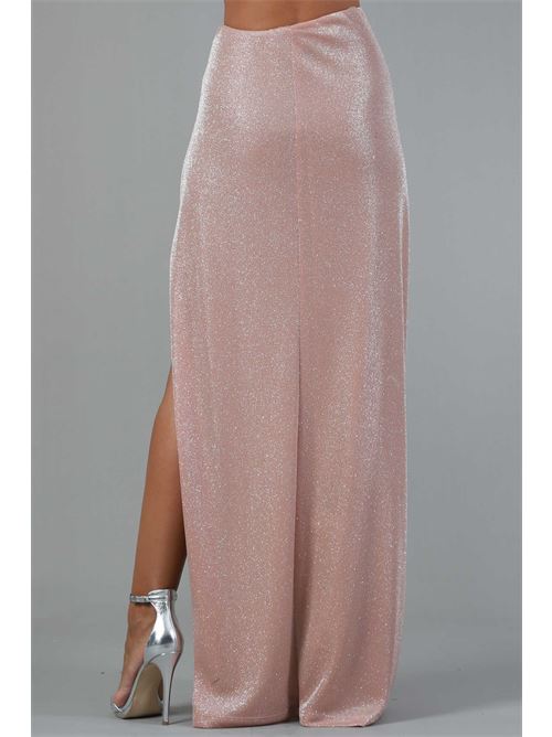 Gonna elastica in lurex Dramee | 24617ROSA