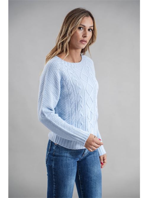 Maglia in lana merino Gotha | F82-02CELESTE