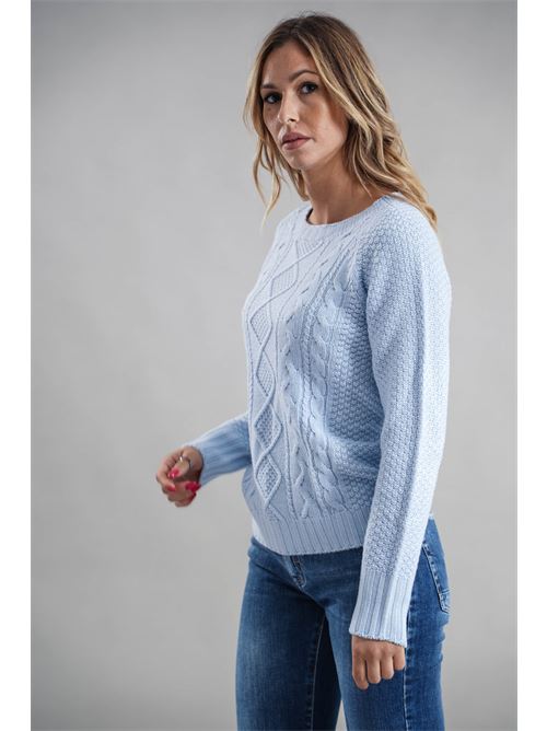 Maglia in lana merino Gotha | F82-02CELESTE