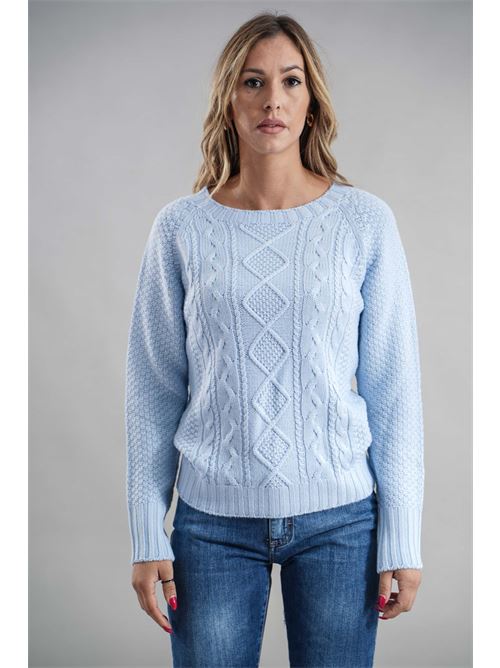 Maglia in lana merino Gotha | F82-02CELESTE