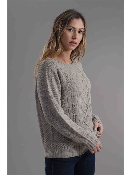 Maglia in lana merino Gotha | F82-02TORTORA