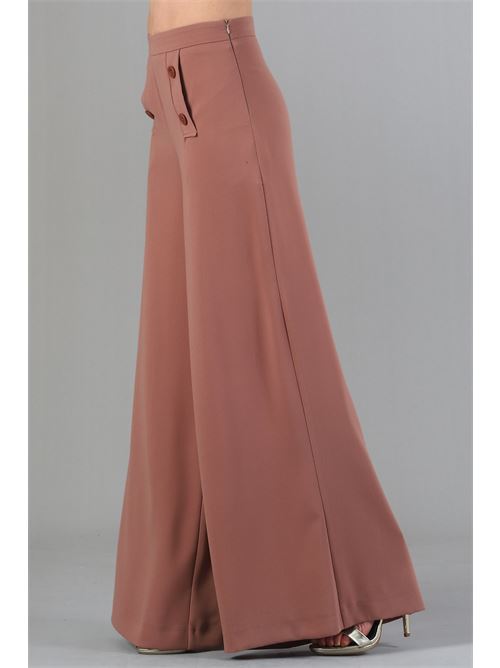 Pantalone palazzo maesta | P0056BISCOTTO