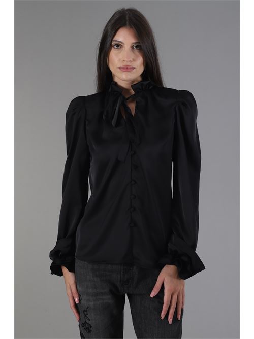 Camicia in raso Nikamo | C029/2NERO