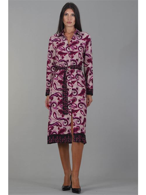 Abito cheimisier in viscosa Nualy | I24N7285MULTICOLOR
