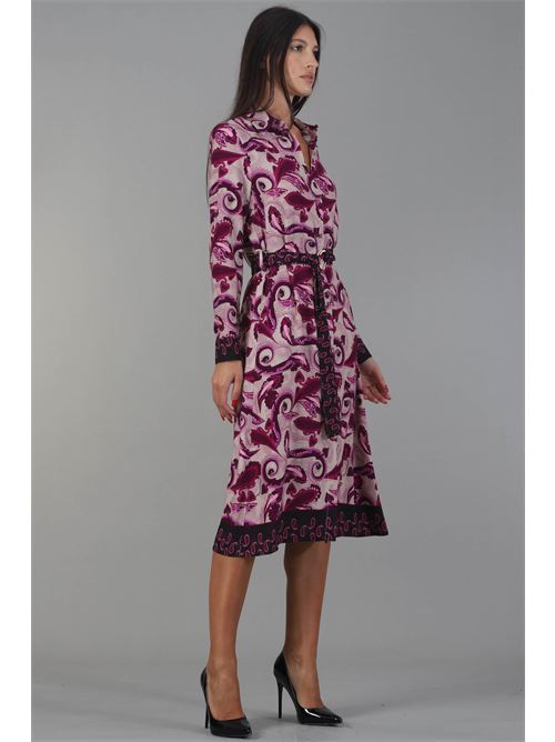 Abito cheimisier in viscosa Nualy | I24N7285MULTICOLOR