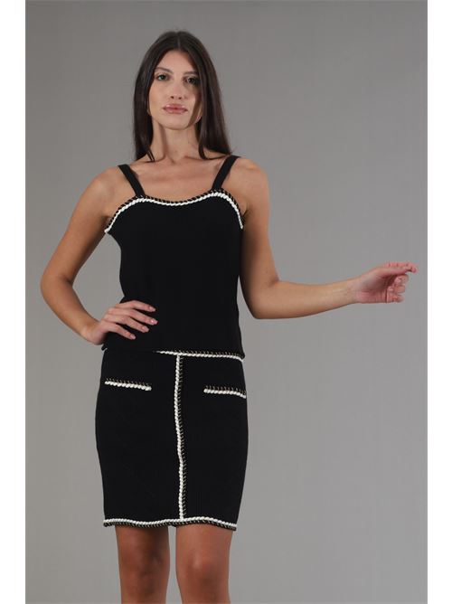 Top in maglia Z.O.E. | 1562V26NERO