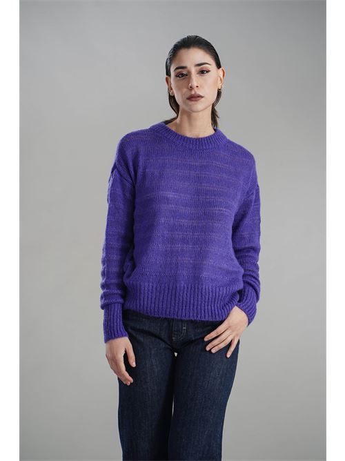 Maglia misto lana Akep | MGKD03168VIOLA