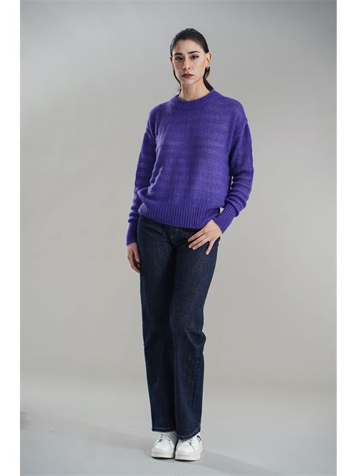 Maglia misto lana Akep | MGKD03168VIOLA