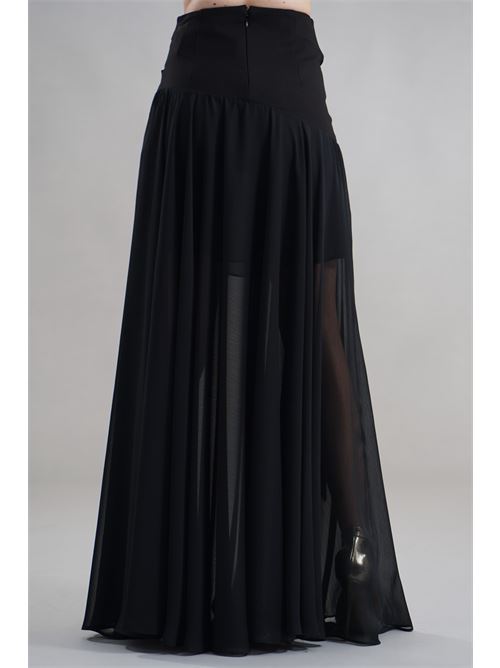Gonna con fibbie Babylon | S00602NERO