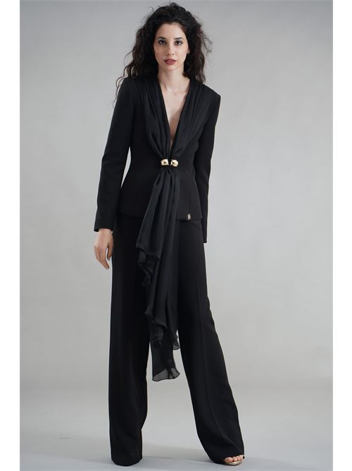 Tailleur con fusciacca Babylon | S00751NERO