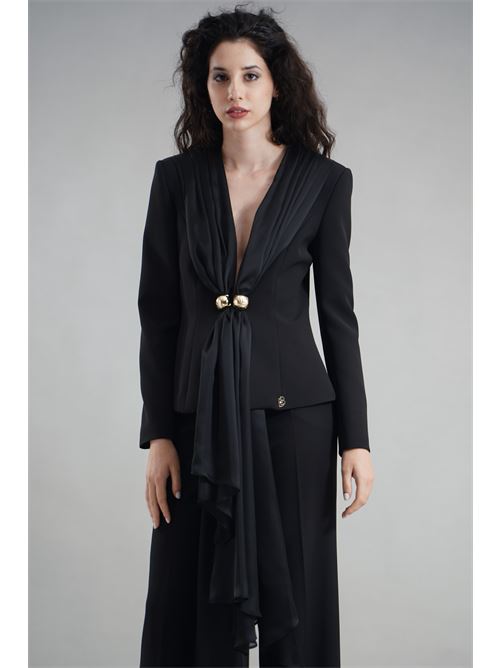 Tailleur con fusciacca Babylon | S00751NERO
