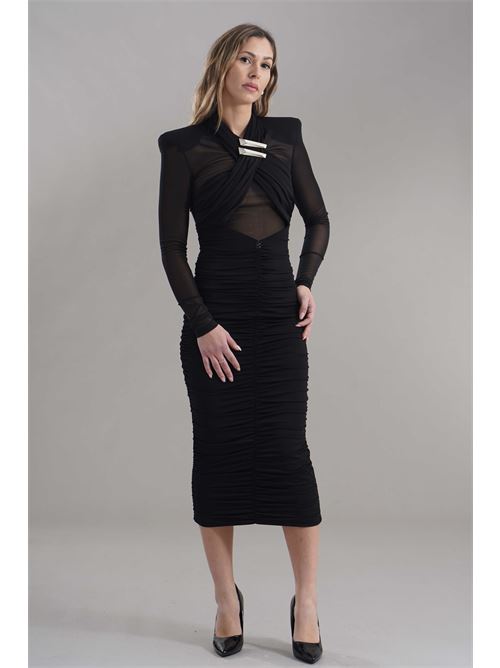 Abito in viscosa elastica Babylon | S00856NERO