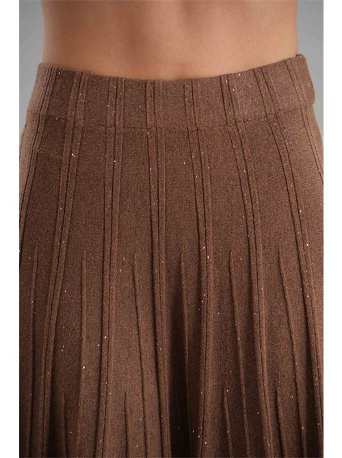 Gonna in micropailettes CELYE | C0727TABACCO