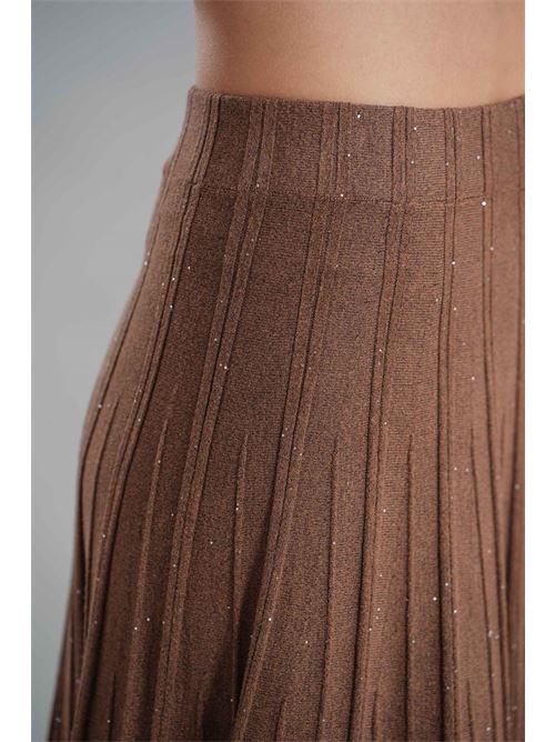 Gonna in micropailettes CELYE | C0727TABACCO