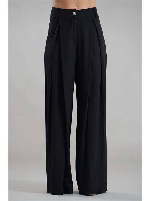 Pantalone con pinces CELYE | CE0004NERO