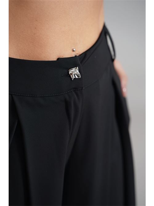 Pantalone con pinces CELYE | CE0004NERO