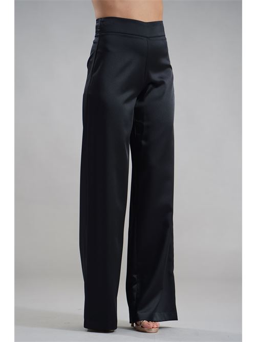 Pantalone in raso CELYE | CE0010NERO