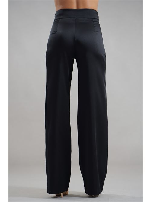 Pantalone in raso CELYE | CE0010NERO