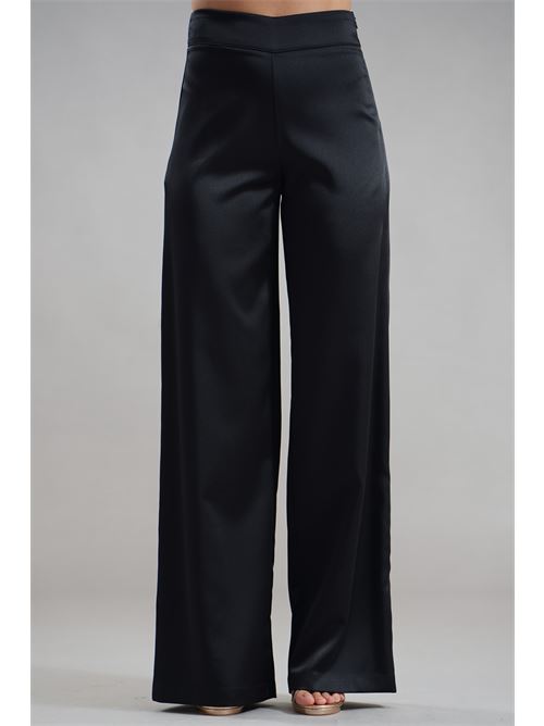 Pantalone in raso CELYE | CE0010NERO