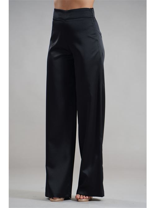 Pantalone in raso CELYE | CE0010NERO