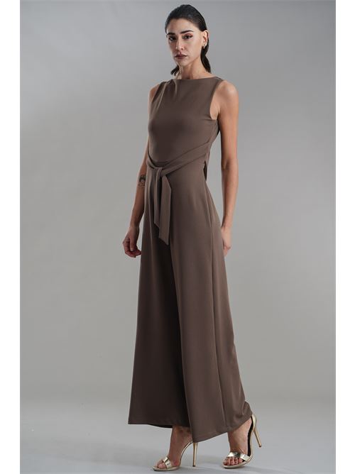 Tuta in crepe CELYE | CE0019NOCCIOLA