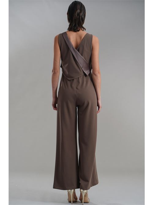 Tuta in crepe CELYE | CE0019NOCCIOLA