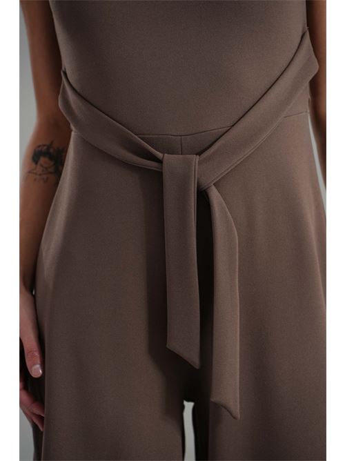 Tuta in crepe CELYE | CE0019NOCCIOLA