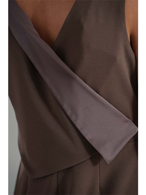 Tuta in crepe CELYE | CE0019NOCCIOLA