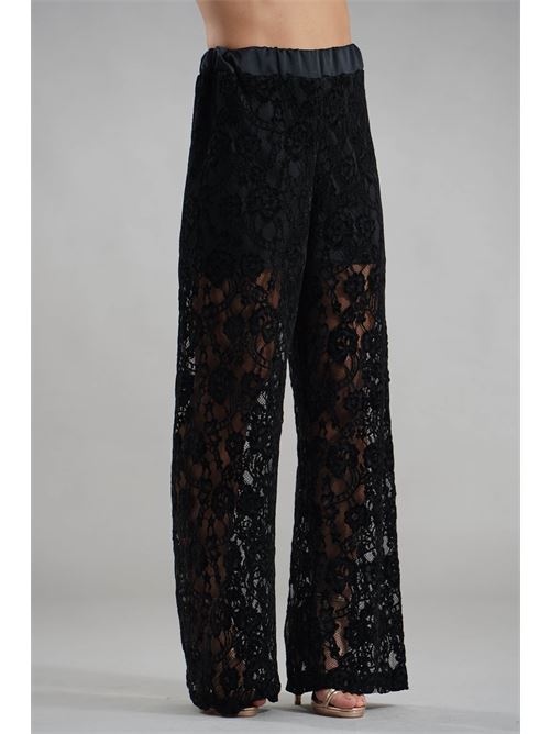 Pantalone in pizzo CELYE | CE0046NERO