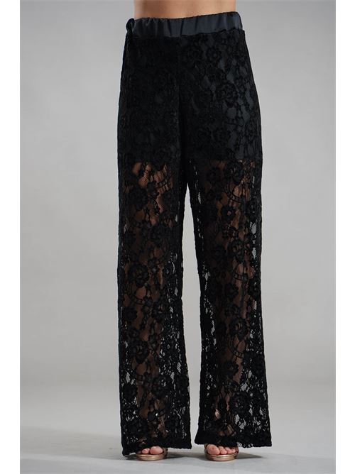 Pantalone in pizzo CELYE | CE0046NERO