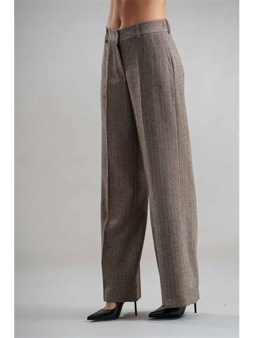 Pantalone spigato Clips | B2029729BEIGE