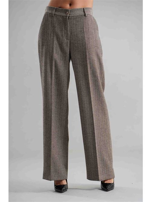 Pantalone spigato Clips | B2029729BEIGE
