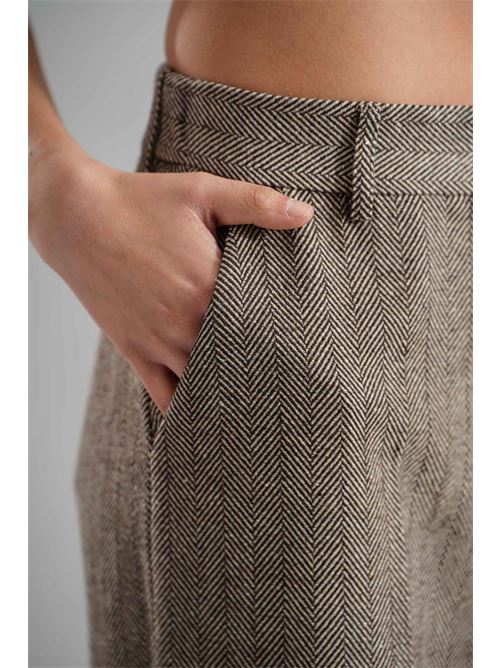 Pantalone spigato Clips | B2029729BEIGE