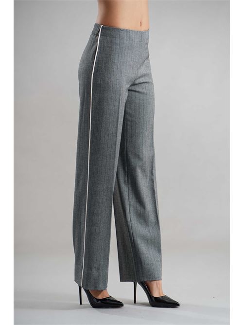 Pantalone in viscosa Clips | B2209722GRIGIO