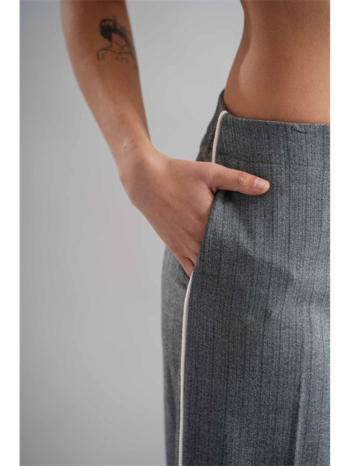 Pantalone in viscosa Clips | B2209722GRIGIO