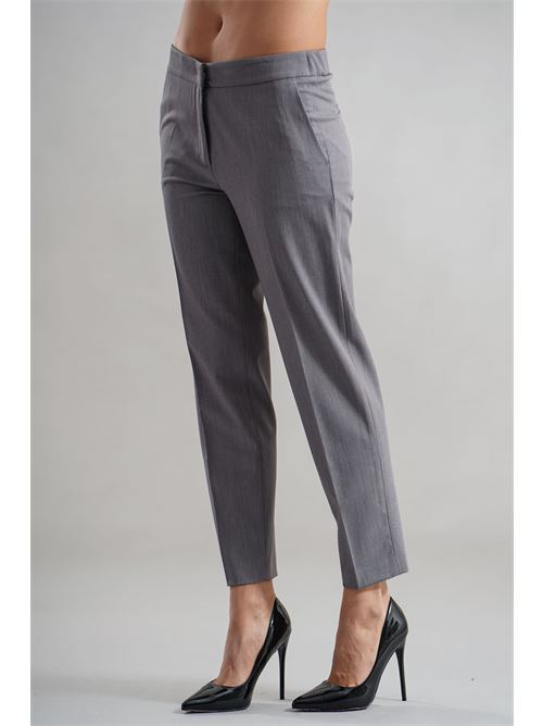 Pantalone in viscosa e lana Clips | B2309719GRIGIO