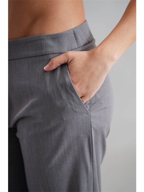 Pantalone in viscosa e lana Clips | B2309719GRIGIO