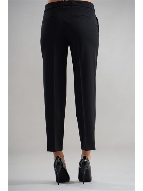 Pantalone in viscosa e lana Clips | B2309719NERO