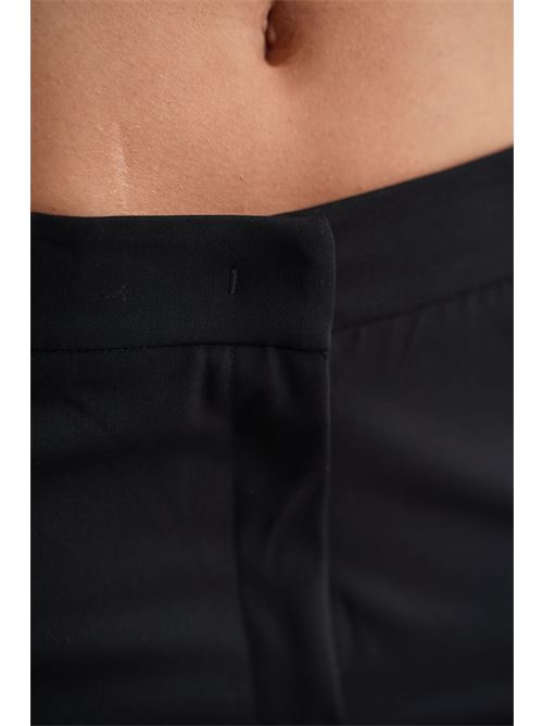 Pantalone in viscosa e lana Clips | B2309719NERO