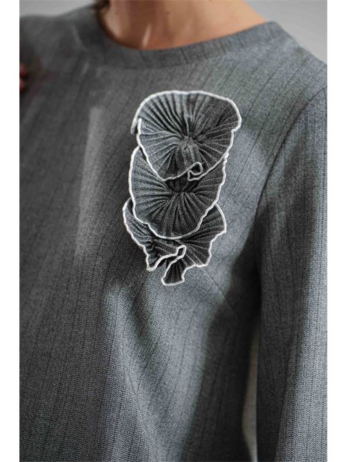 Casacca in viscosa Clips | B3089722GRIGIO