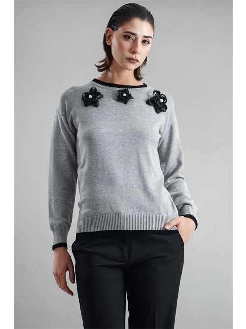 Maglia in viscosa Clips | B8225711GRIGIO