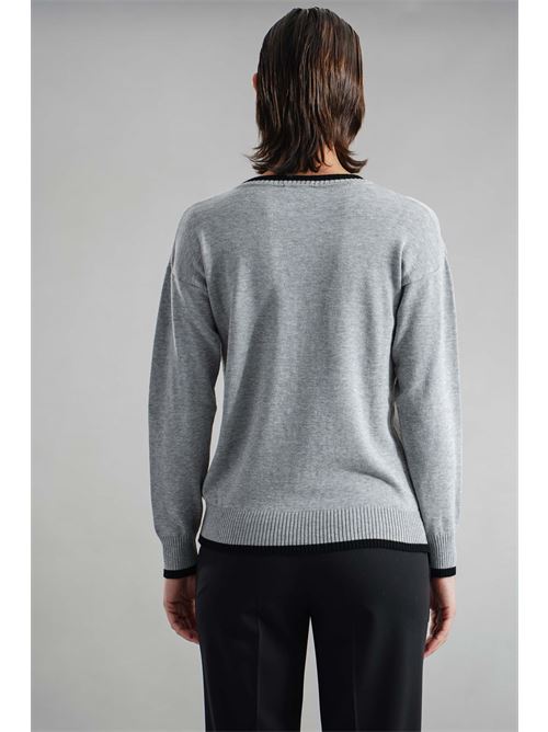 Maglia in viscosa Clips | B8225711GRIGIO