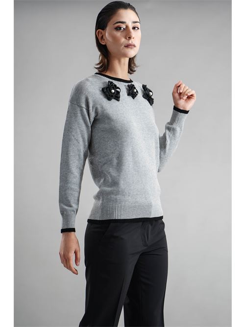 Maglia in viscosa Clips | B8225711GRIGIO
