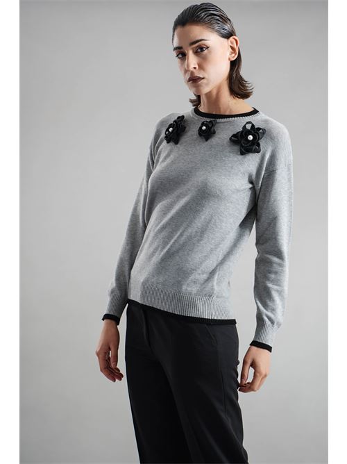 Maglia in viscosa Clips | B8225711GRIGIO