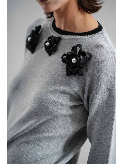 Maglia in viscosa Clips | B8225711GRIGIO