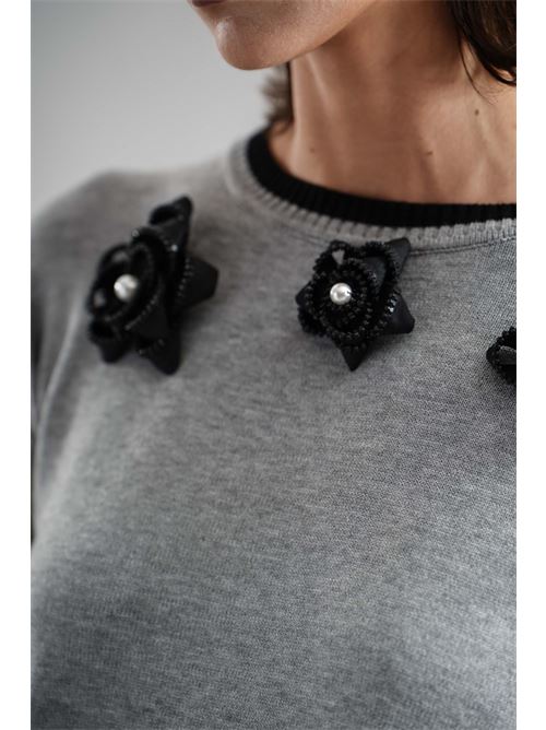 Maglia in viscosa Clips | B8225711GRIGIO