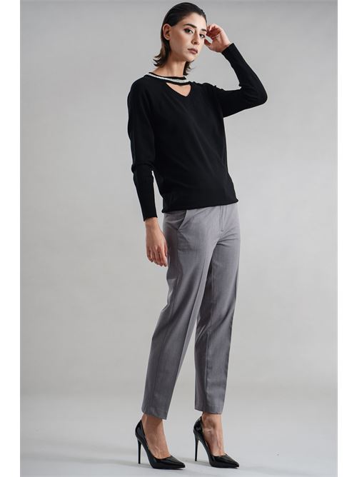 Maglia in viscosa Clips | B8355713NERO