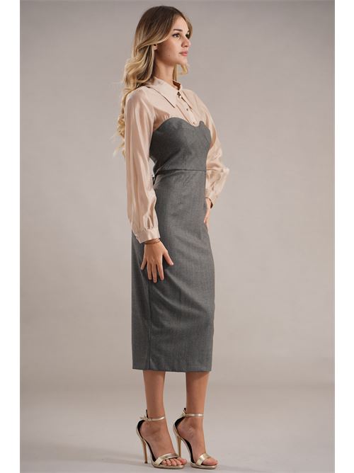Abito tubino Dramee | 25716GRIGIO